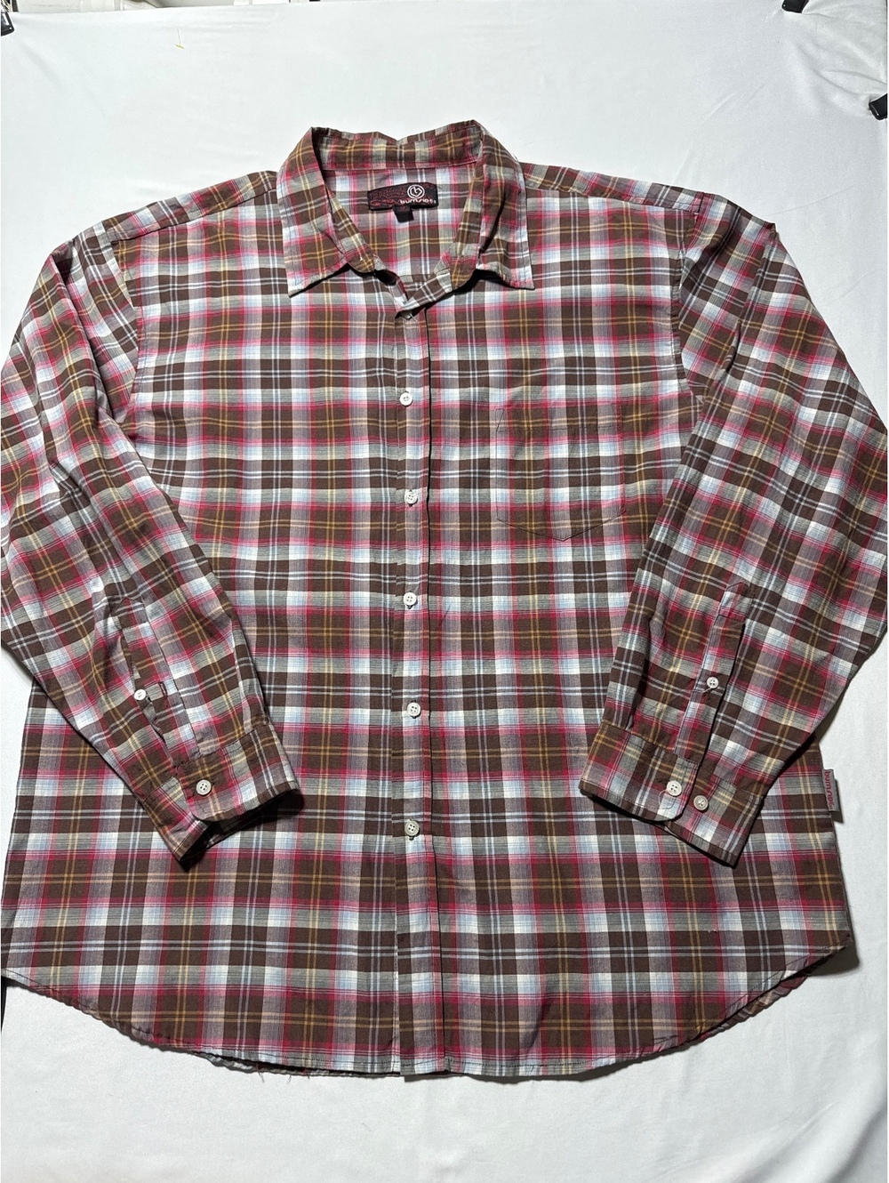 Burnside 3X Men's Plaid Button-Up Shirt - Big & Bold!